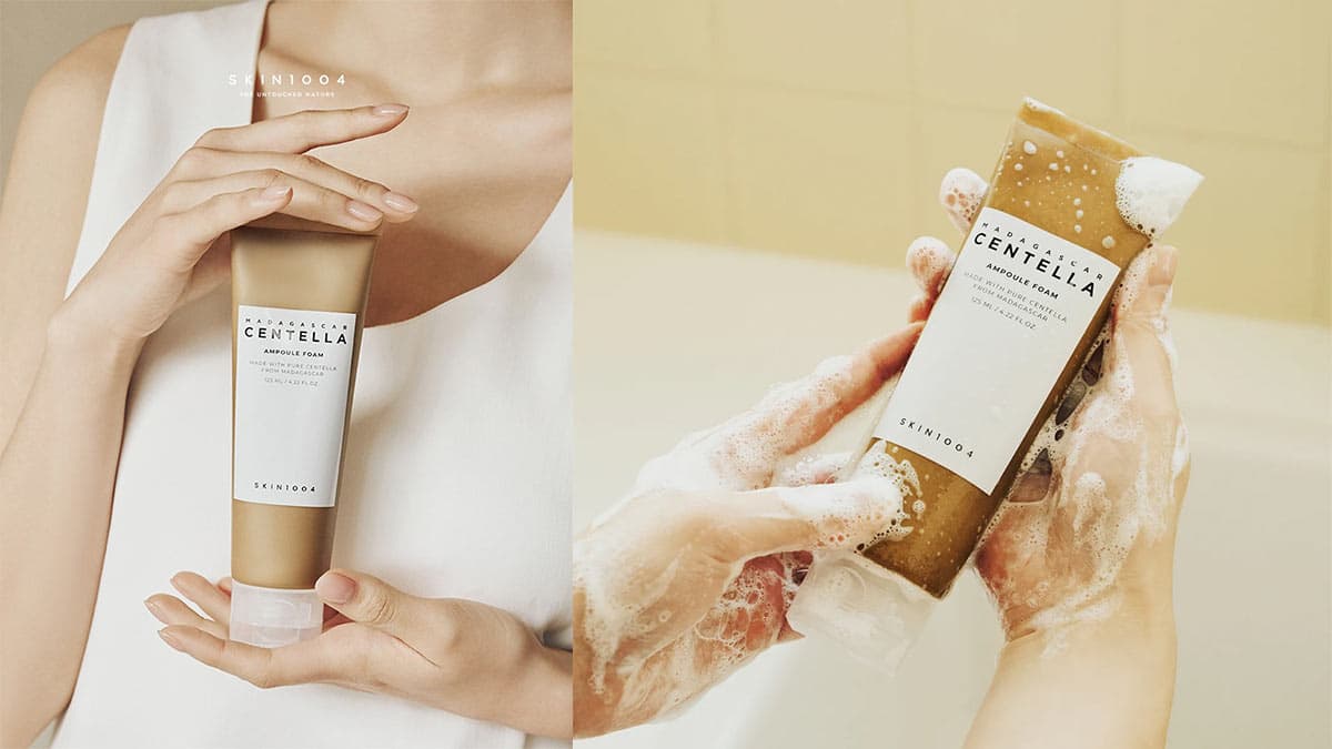 راهنمای استفاده از شوینده فوم پیور ماداگاسکار سنتلا اسکین 1004