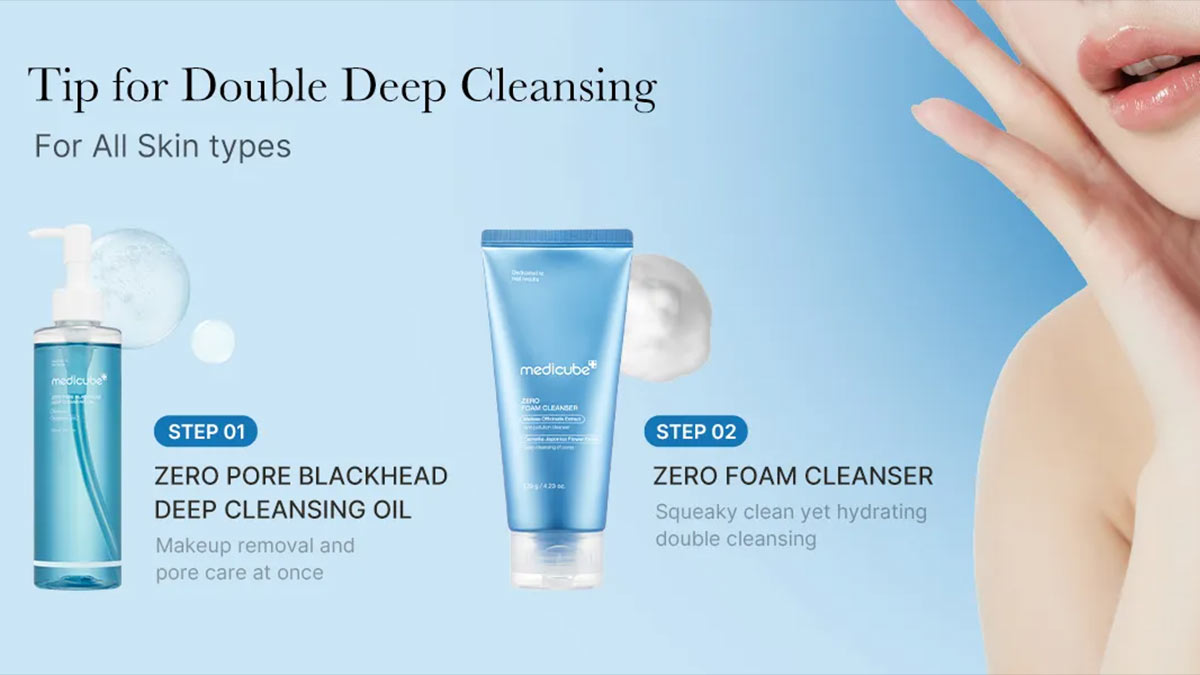 روش استفاده از روغن پاک کننده منافذ عمیق مدی کیوب