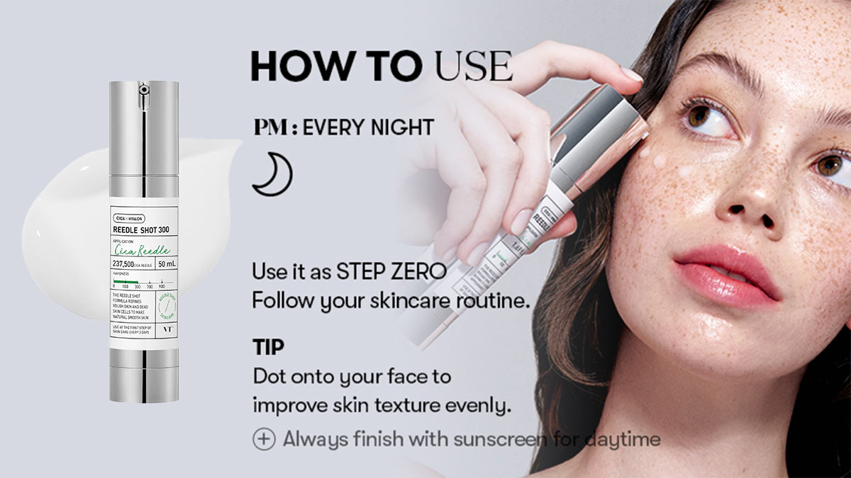 روش استفاده از سرم ریدل شات وی تی کازماتیک 300