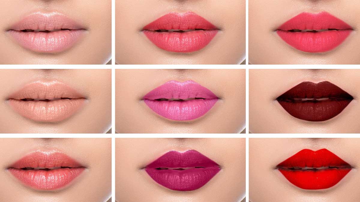 بهترین رنگ های رژ لب برای پوست روشن
