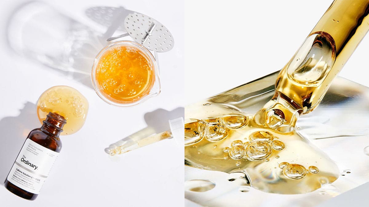 روش استفاده از سرم دور چشم کافئین اوردینری