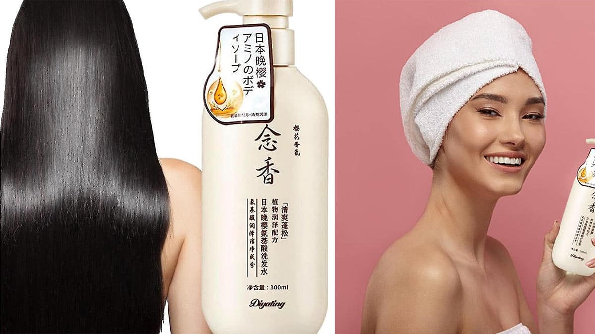 روش استفاده از شامپو شکوفه گیلاس ساکورا