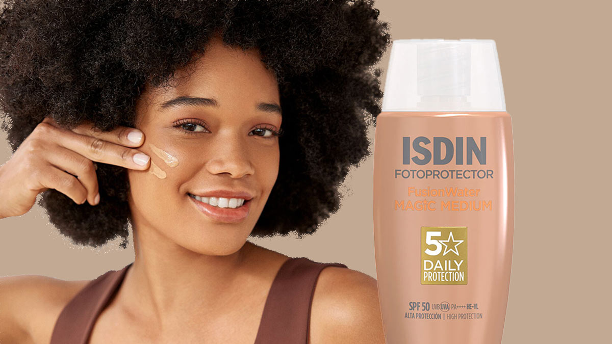 روش استفاده از ضد آفتاب رنگی فیوژن واتر ایزدین