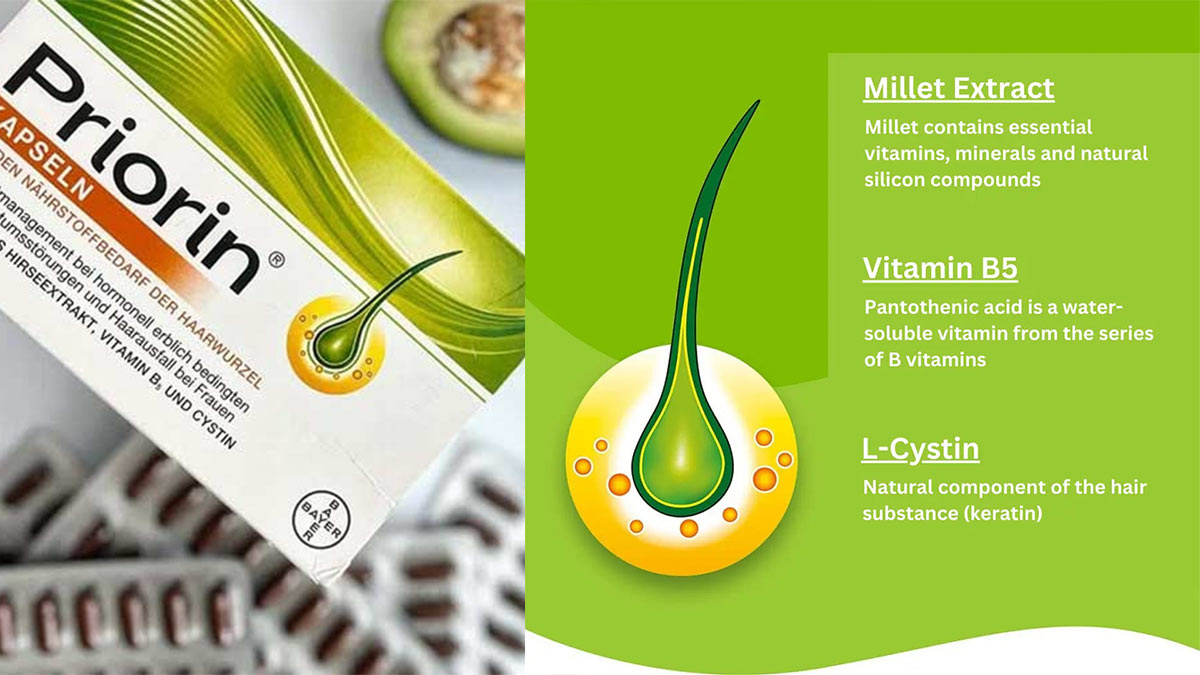 روش استفاده از قرص ضد ریزش پریورین