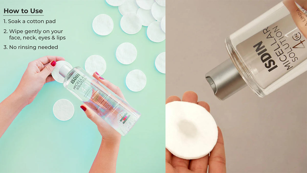 روش استفاده از میسلار واتر ایزدین