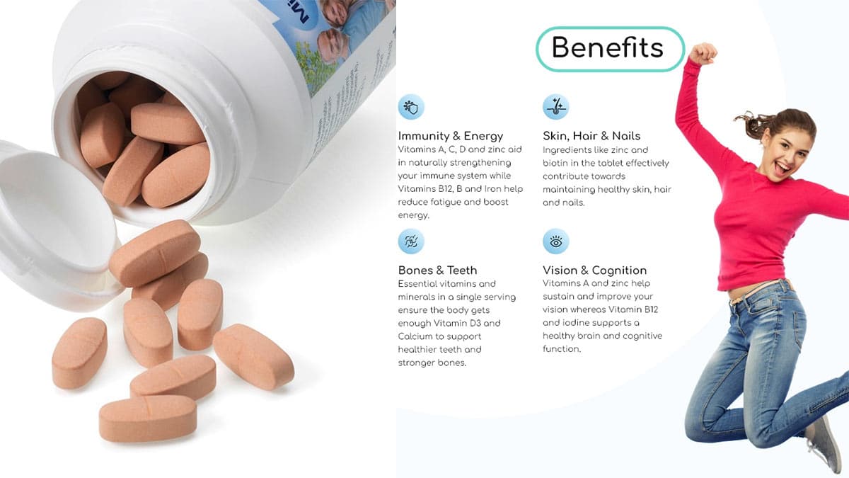 قرص مولتی ویتامین میوولیس در روتین سلامت روزانه