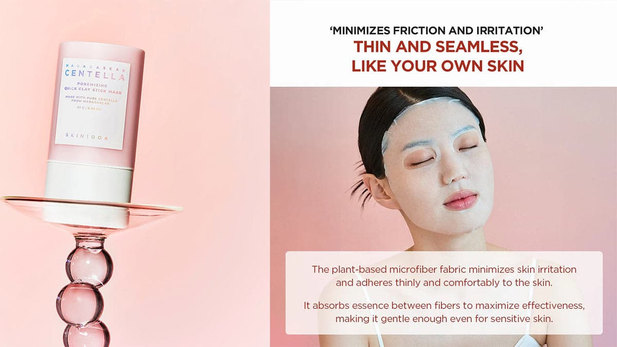 ماسک منافذ سنتلا اسکین 1004 در روتین مراقبت از پوست