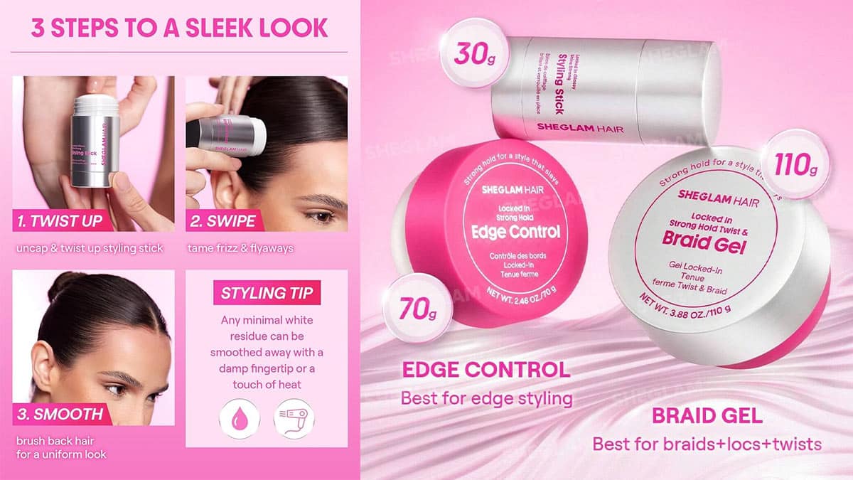 راهنمای استفاده از وزگیر مو استیکی شیگلم