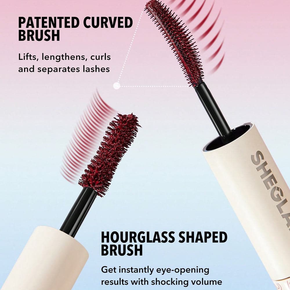 ریمل رنگی بورگاندی شیگلم