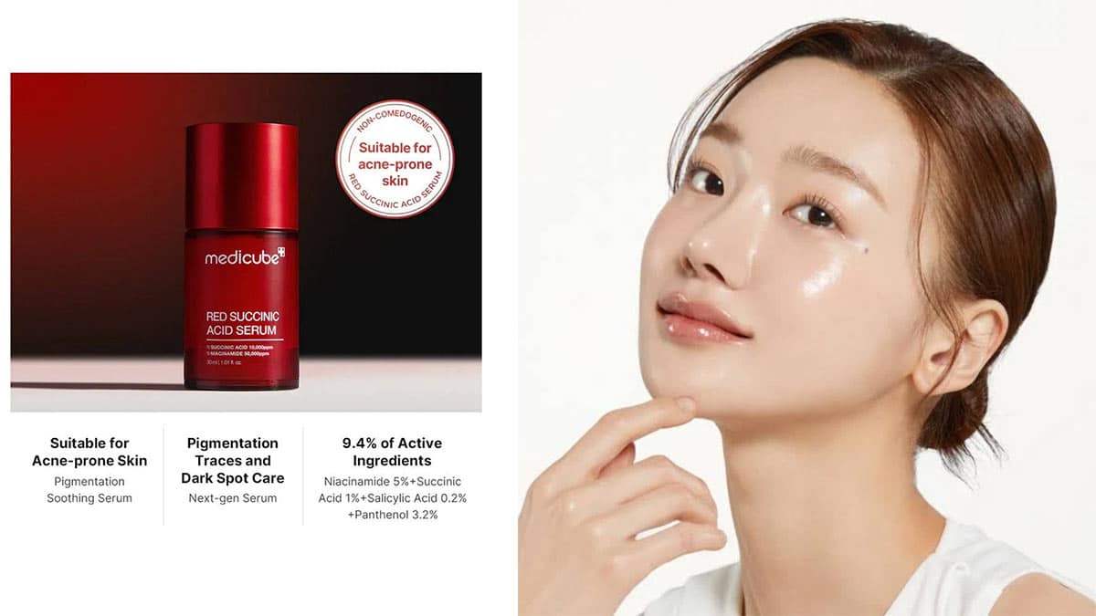 راهنمای استفاده از سرم سوکسینیک اسید مدی کیوب