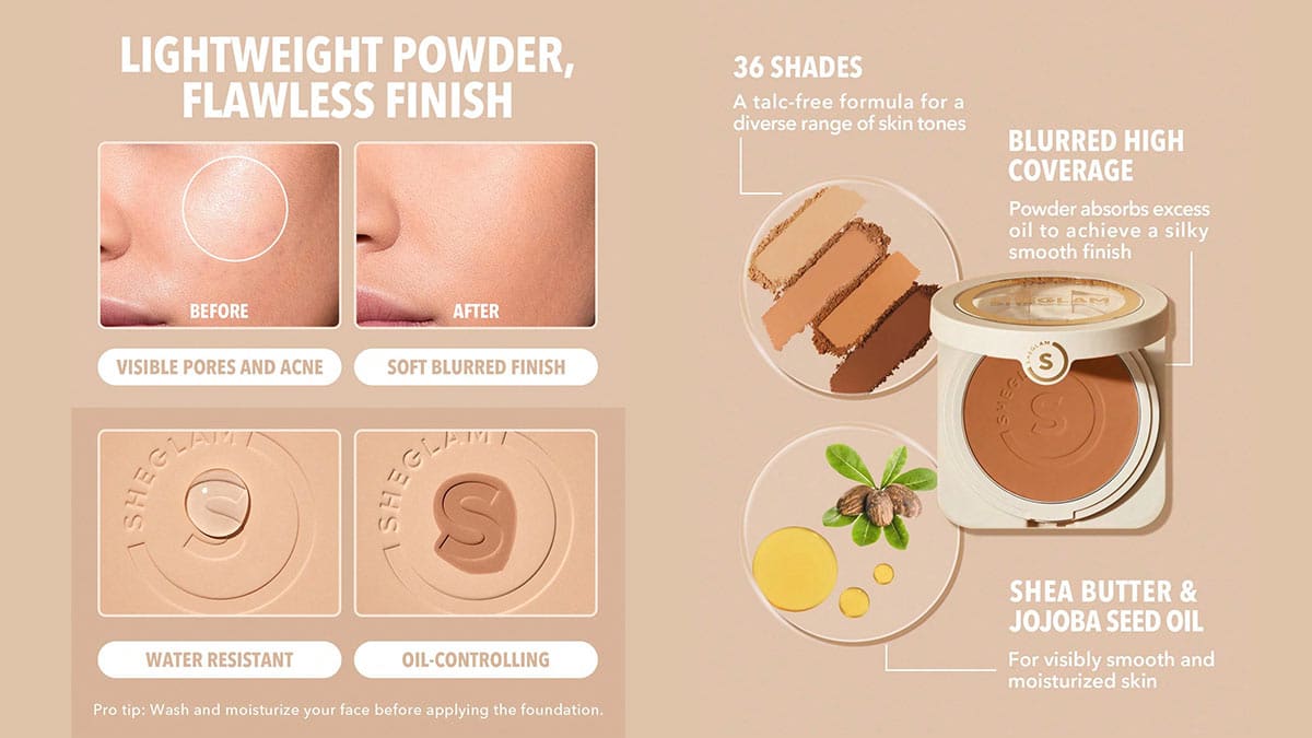 راهنمای استفاده از پنکیک کرم پودری شیگلم