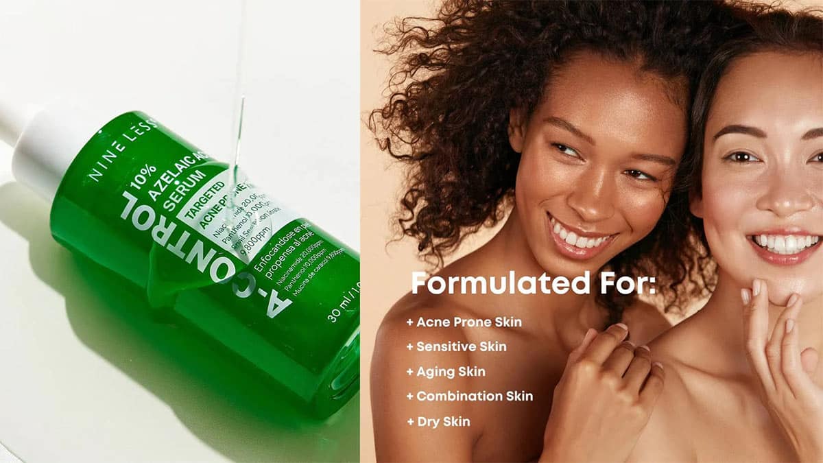 پوستی شفاف با قدرت آزلائیک اسید