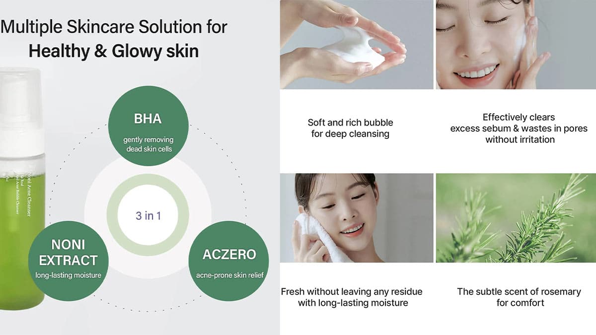 پوستی پاک و درخشان با نونی