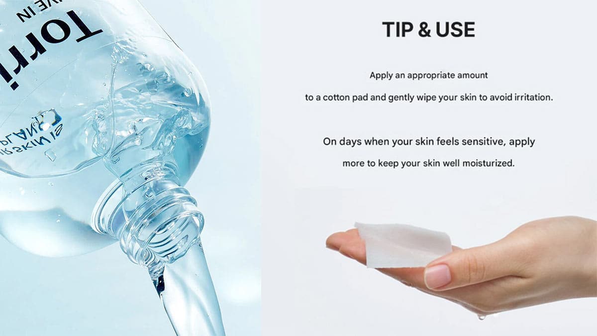 راهنمای استفاده از تونر صورت توریدن