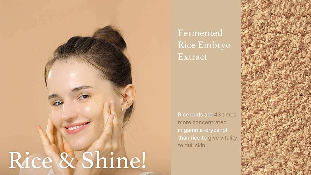 درخشندگی و آبرسانی با عصاره برنج