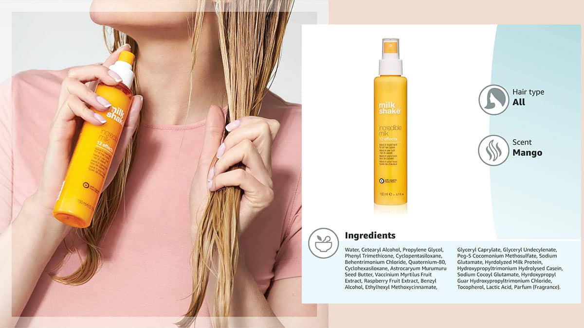 راهنمای استفاده از اسپری مو 12 کاره میلک شیک