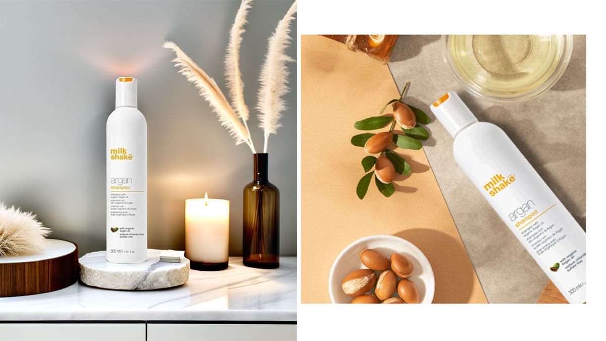 راهنمای استفاده از شامپو آرگان بدون سولفات میلک شیک