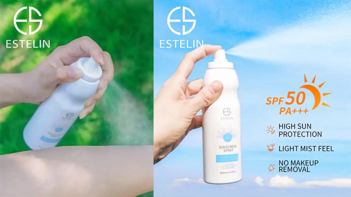 راهنمای استفاده از اسپری ضدآفتاب بی رنگ استلین