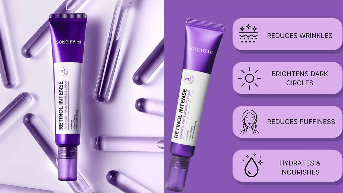 رتینول ملایم برای چشمانی بدون چروک، تیرگی و پف