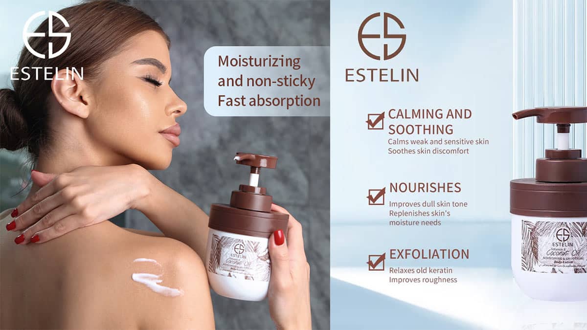 راهنمای استفاده از لوسیون بدن روغن نارگیل استلین